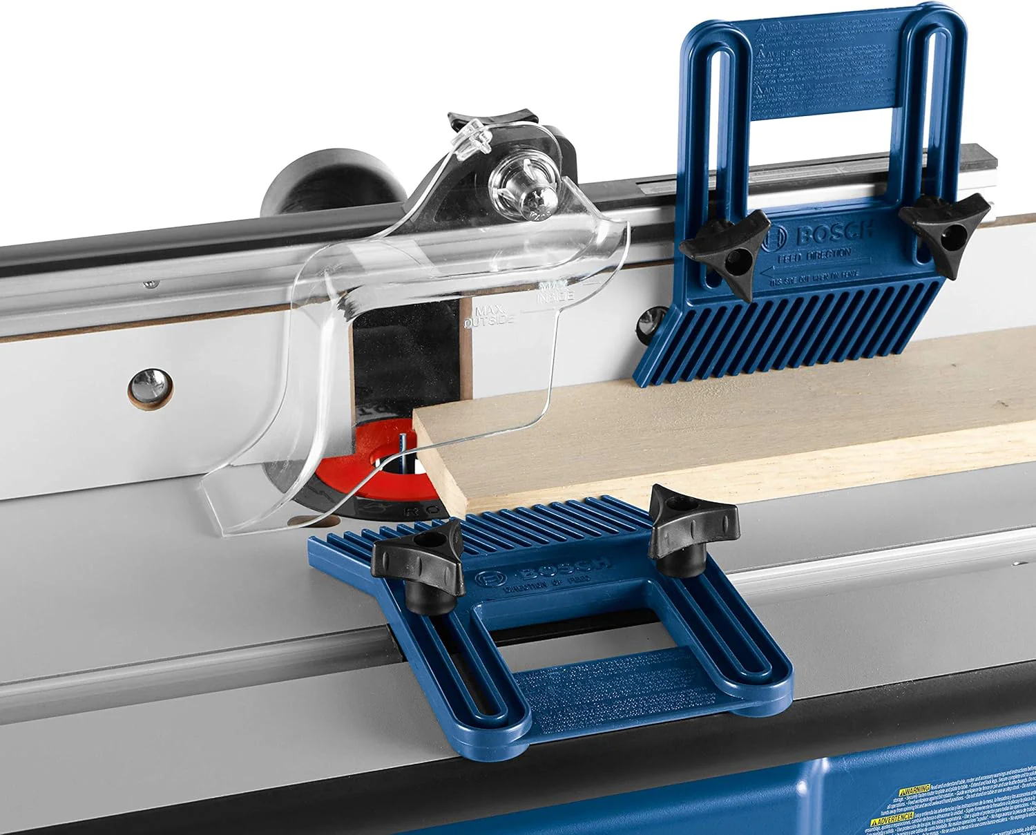 BOSCH RA1141 26 in. x 16-1/2 in. Laminated MDF Top Portable Jobsite Router Table with 2-1/2 in. Vacuum Hose Port - Image 8