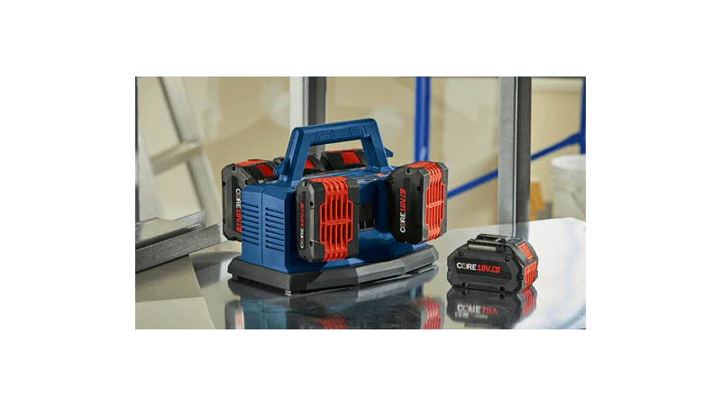 Bosch (GAL18V6-80) 18V 6-Bay Lithium-Ion Fast Battery Charger - Image 3