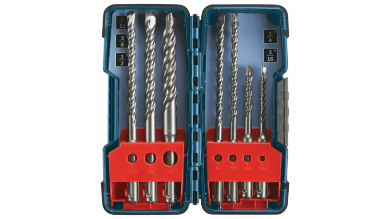 Bosch (HCK001) 7 pc. SDS-plus Bulldog Rotary Hammer Bit Set