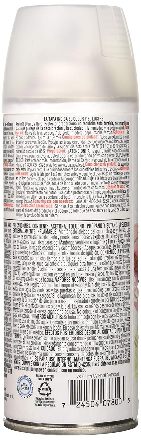Krylon 7800 UV Floral Protectant Spray, 11.75 Ounce (Pack of 1) - Image 3
