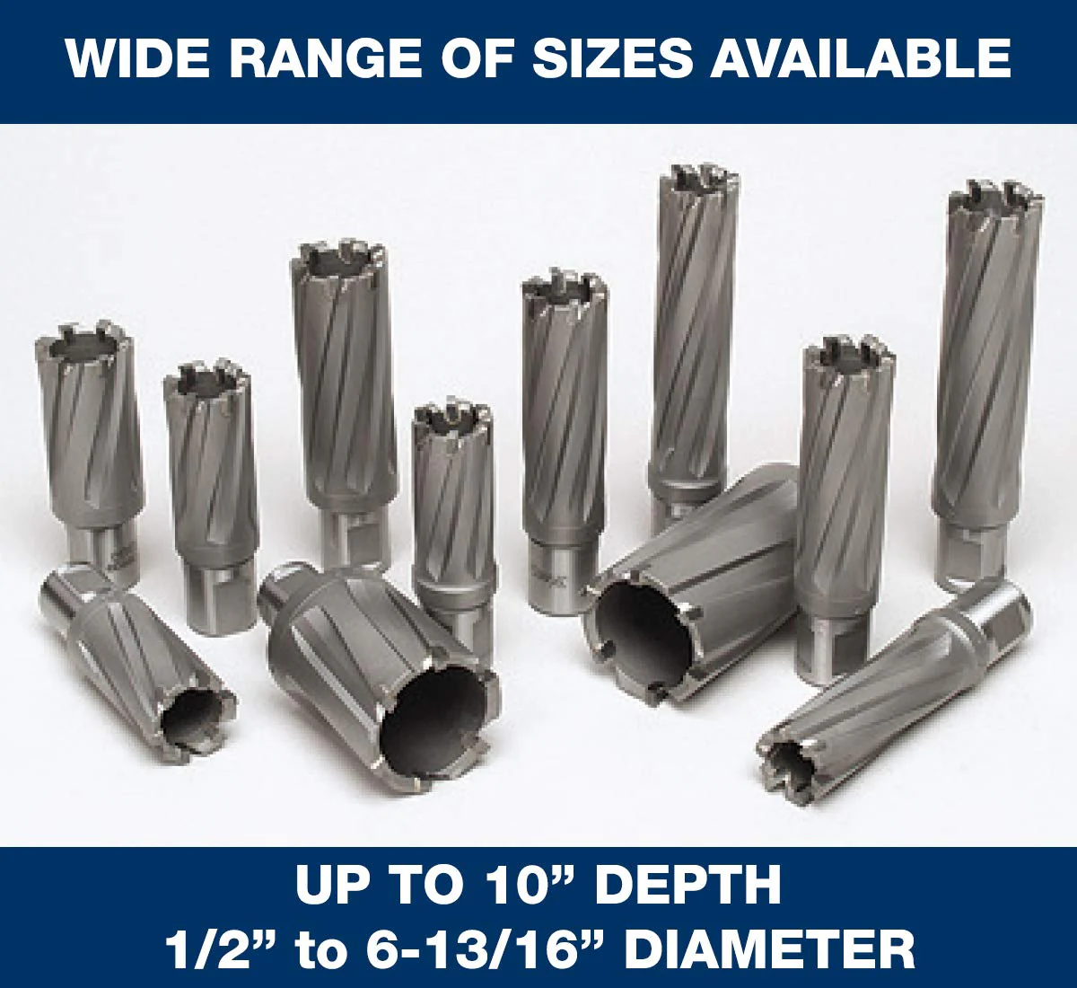 C.S. Unitec "9-1-132 C TCT Annular Cutter 1"" Dia. X 1"" Depth Carbide Tip Cutting Tool Bits for Magnetic Drills/Drill Press 3/4"" Weldon Shank for Metal Cutting in Steel, Stainless and More" 1" Dia. 1" Depth of Cut - Image 8