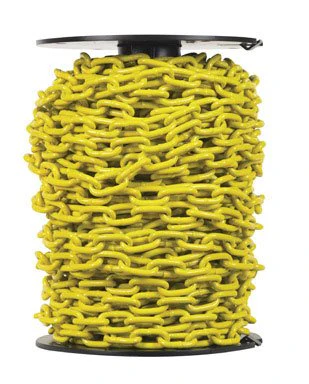 Campbell PD0725027 3/16 X 100' Yellow Poly Proof Coil Chain Reel 020418184642