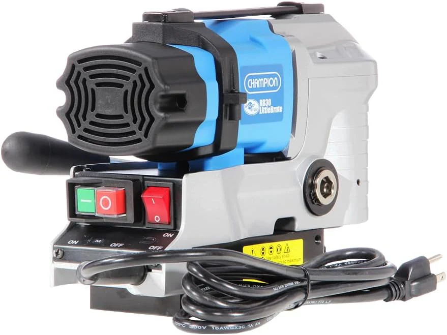 RotoBrute | ‎RB30 | Champion Cutting Tool RotoBrute RB30 LittleBrute Low Profile, Lightweight, Portable Magnetic Drill Press: Up to 1-3/8" Diameter, 1-3/16" Depth of Cut - Image 4