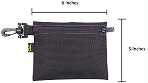 Custom Leathercraft 1100 Multi-Purpose Clip-on Zippered Poly Bags (Pack of 3) - Image 7