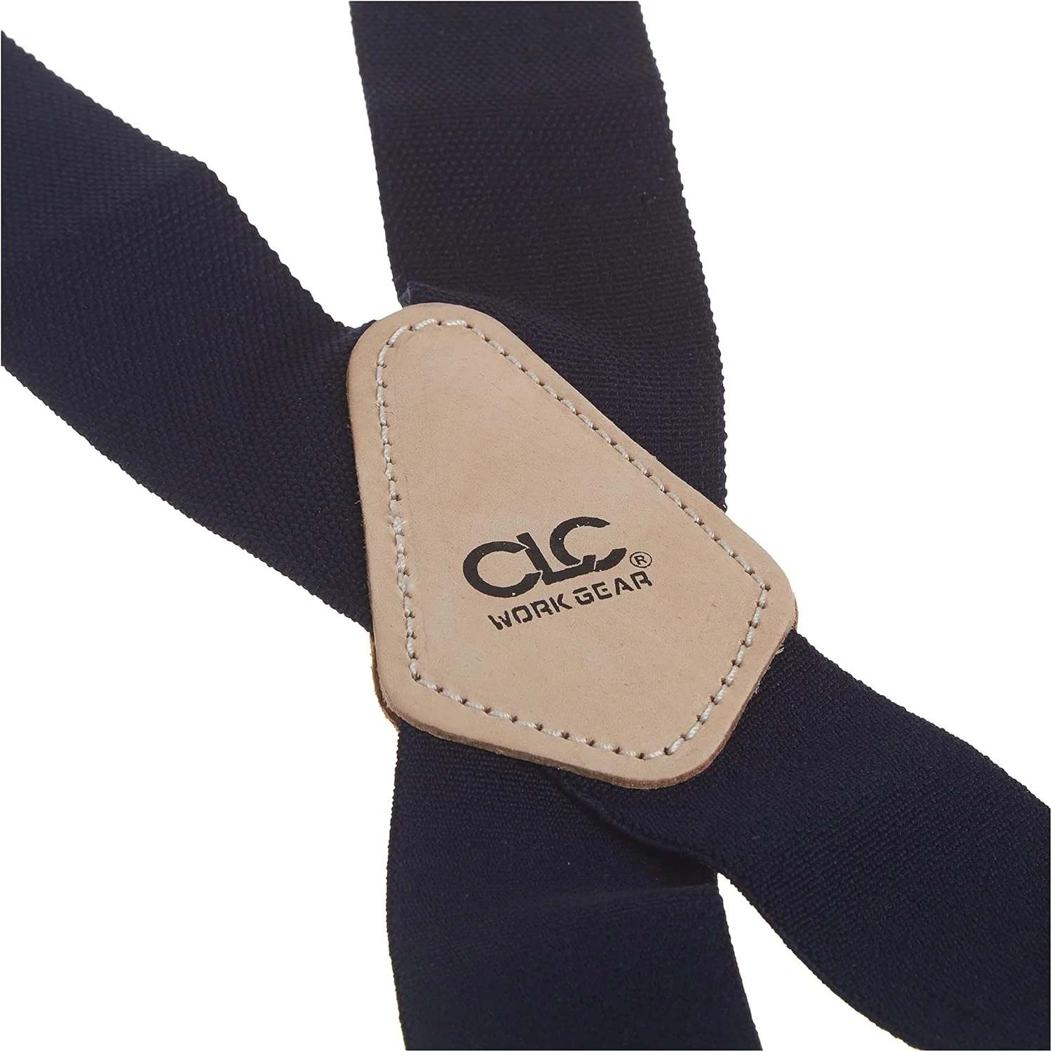 Custom Leathercraft 110BLU Heavy-Duty Work Suspenders, Elastic Straps, One Size, Blue - Image 2