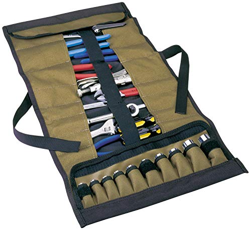 Clc Custom Leathercraft 1173 Socket Tool Roll Pouch, 32 Pocket