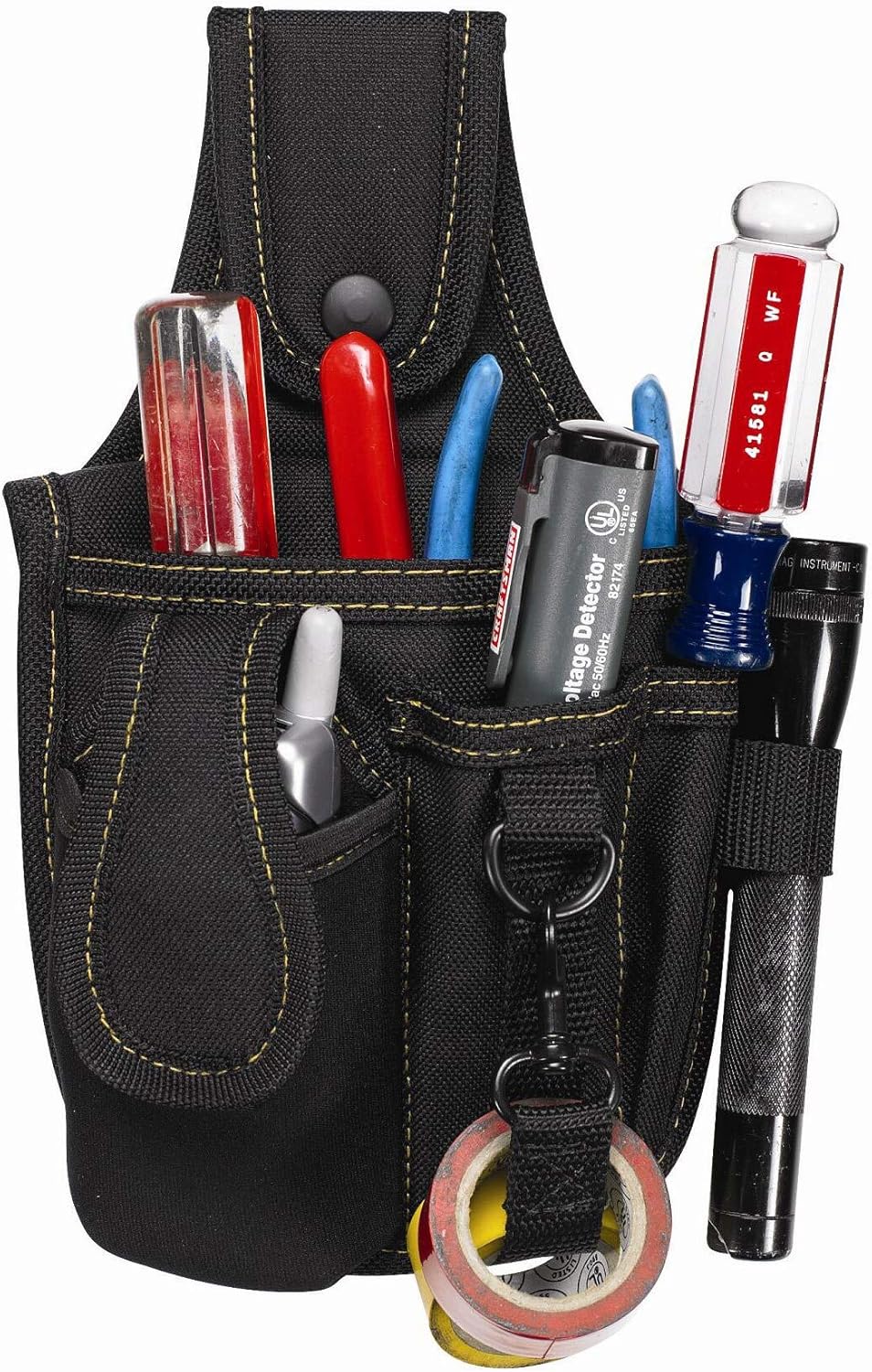 CLC Custom Leathercraft 1501 Poly Tool and Cell Phone Holder, 4-Pocket, Multi, Medium - Image 5