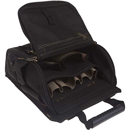 CLC Custom Leathercraft 1509 Zippered Professional Electricians Tool Pouch, 21 Pocket , Black - Image 4