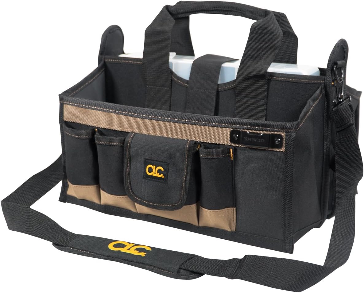 CLC Custom LeatherCraft 1529 16 In. Center Tray Tool Bag, 16 Pocket - Image 2