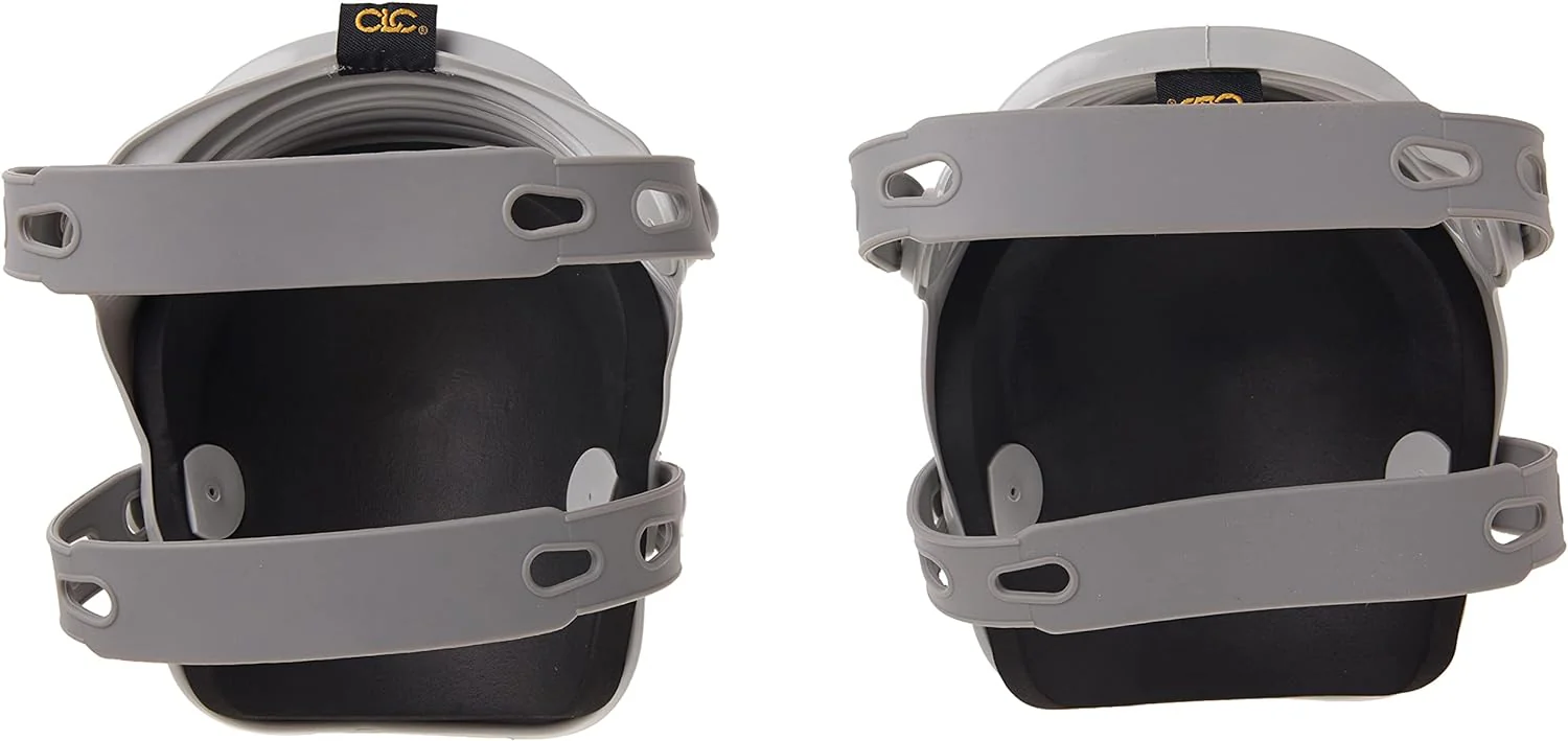 Custom Leathercraft 361 Ultraflex Non-Skid Kneepads, Plastic, Grey - Image 4