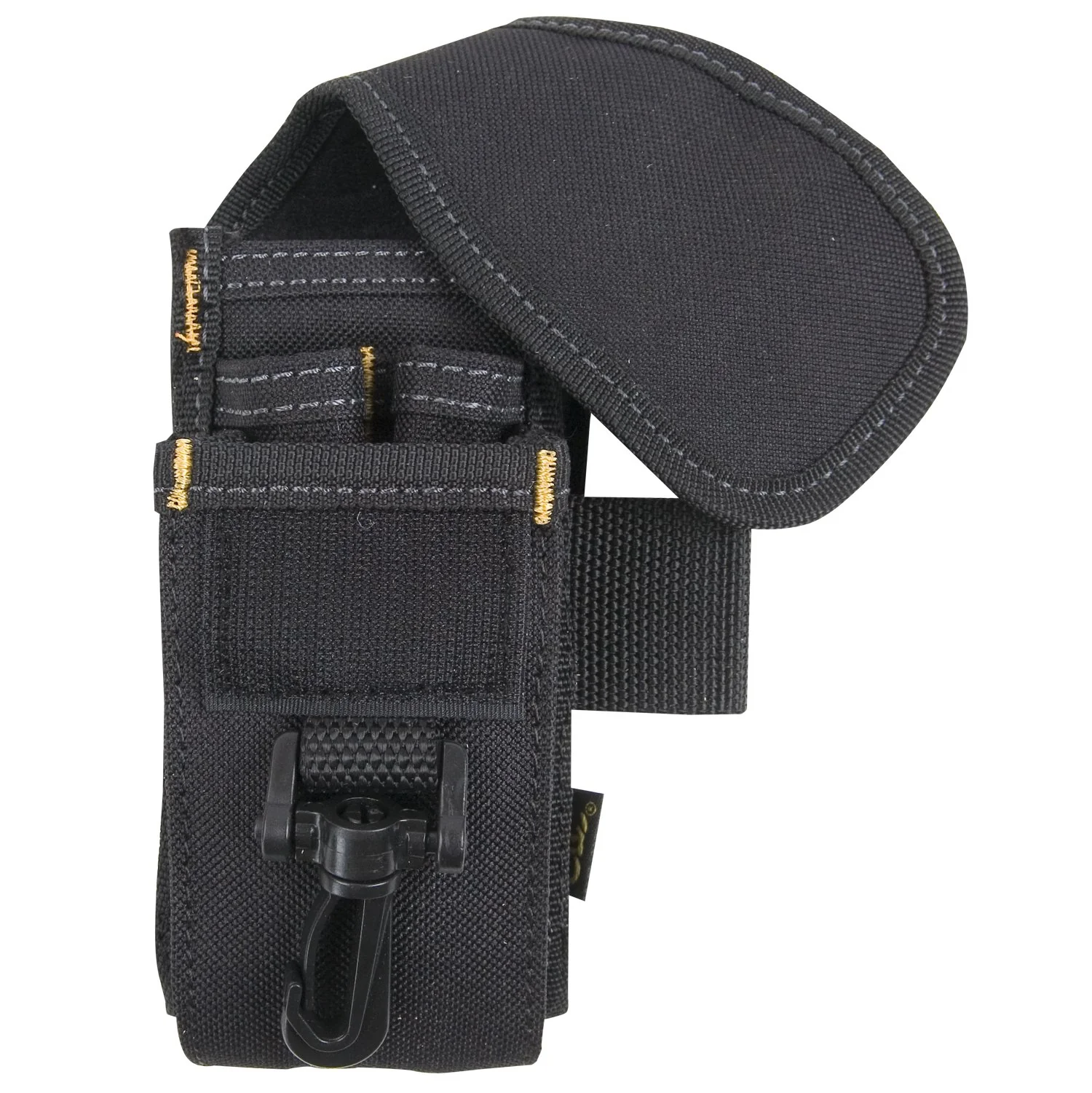 Custom LeatherCraft 1105 5-Pocket Cell Phone/Tool Holder, Black