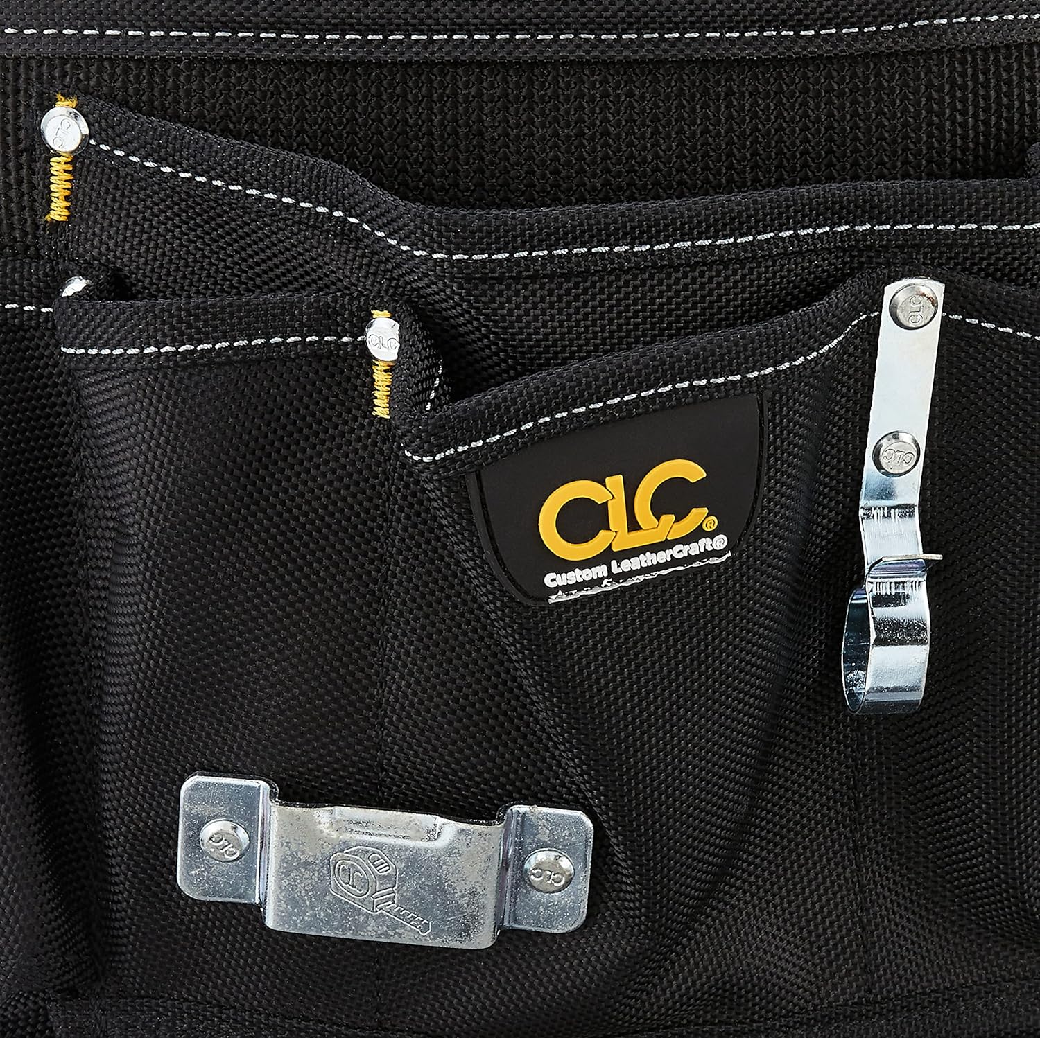 CLC Custom Leathercraft 5505 Professional Electrician's Tool Pouch, Ballistic Poly, 12Pocket , Black - Image 5