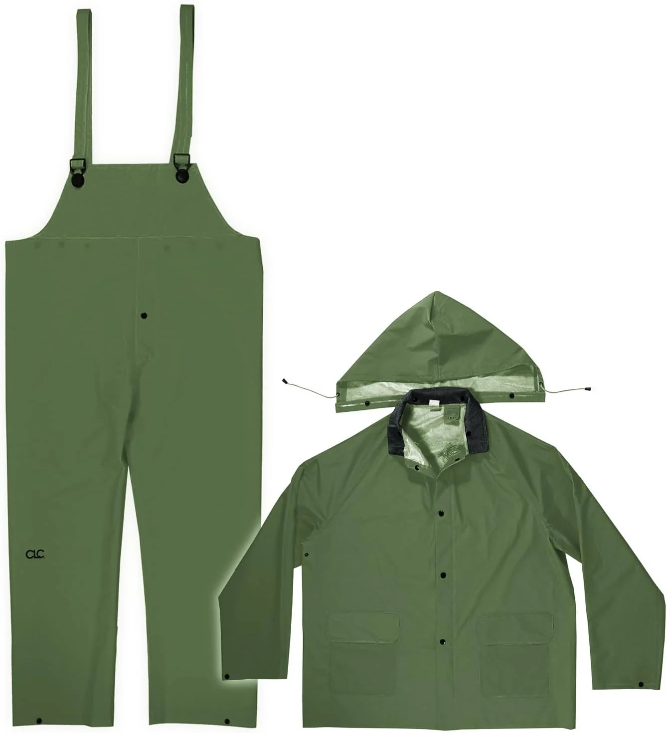 Custom Leathercraft CLC Climate Gear R131 2 Piece Heavyweight PVC Trench Coat - Image 2