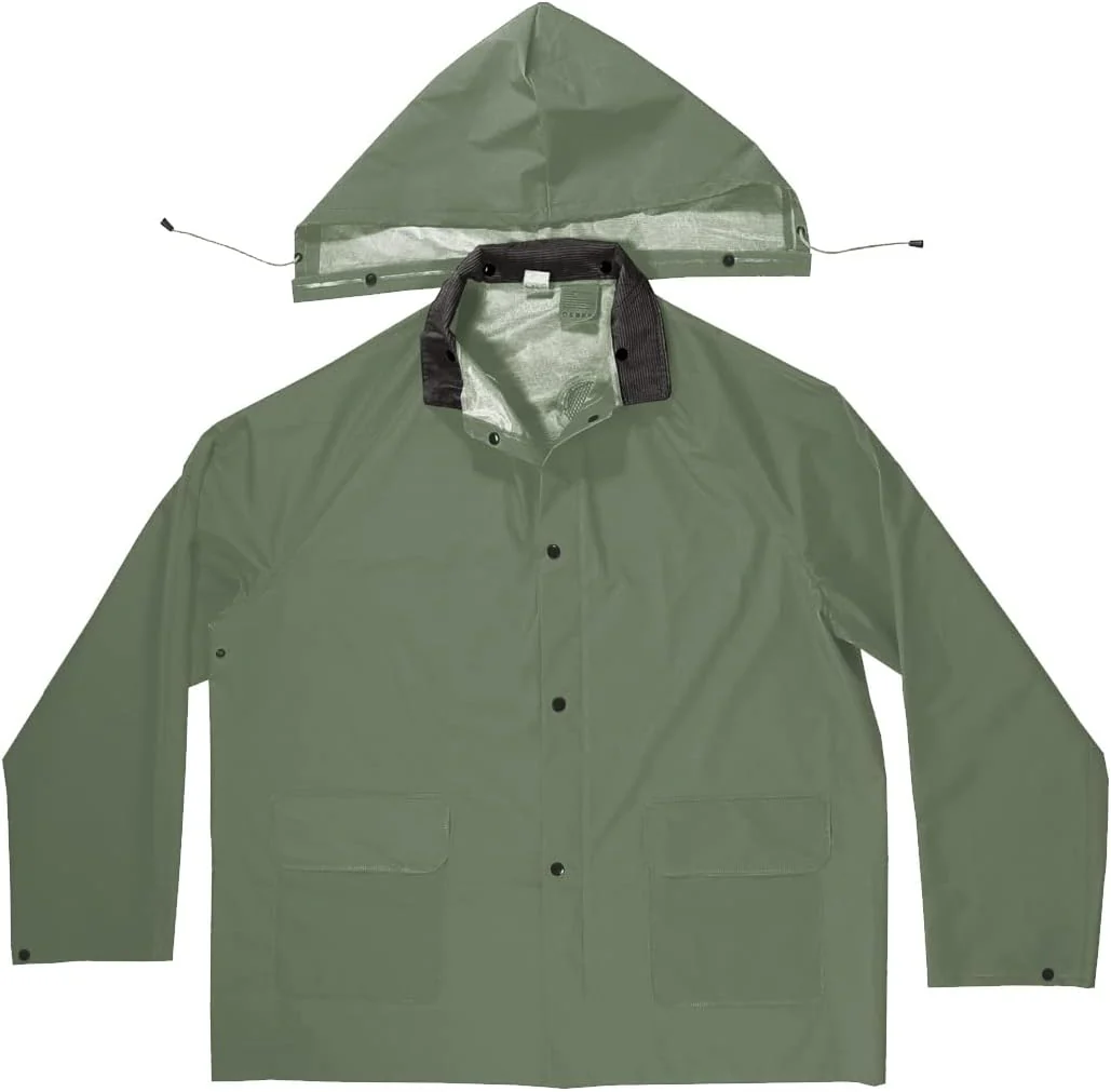 Custom Leathercraft CLC Climate Gear R131 2 Piece Heavyweight PVC Trench Coat - Image 3