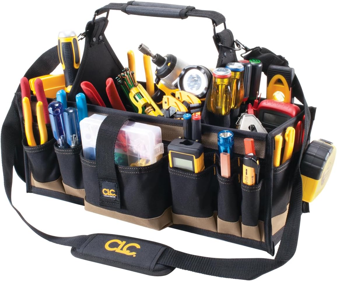 CLC WORK GEAR 1530 Electrical and Maintenance Tool Carrier, 43 Pocket, Black - Image 2