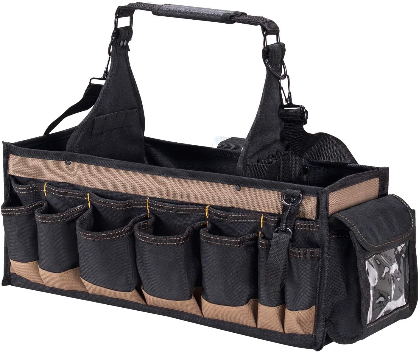 CLC WORK GEAR 1530 Electrical and Maintenance Tool Carrier, 43 Pocket, Black - Image 4