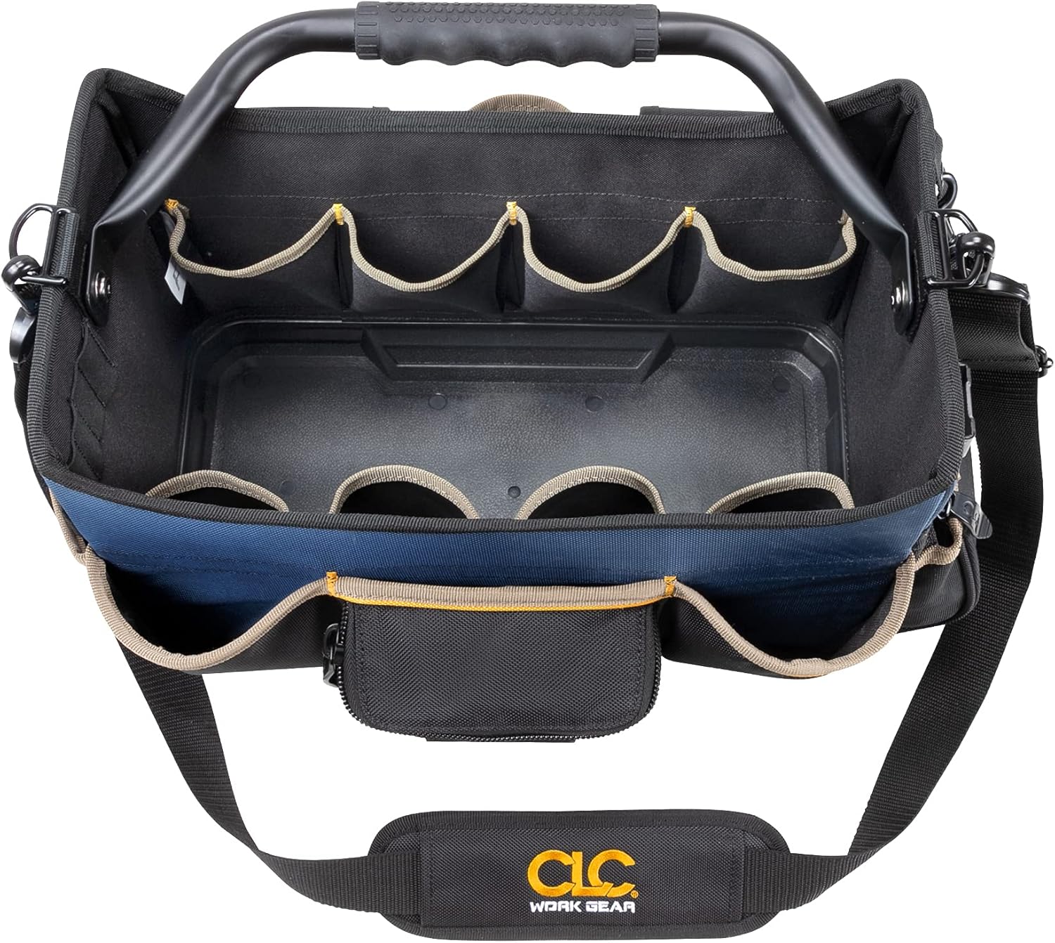CLC Work Gear PB1580 15" Molded Base Open-Top Toolbox, Black - Image 8