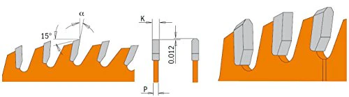 CMT 12 In x 72 x 1 In Industrial Cabinet Shop Blades - Image 2