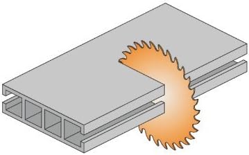 CMT 254.080.10 ITK Non-Ferrous, PVC & Melamine Saw Blade, 10-Inch x 80 Teeth, TCG Grind with 5/8-Inch Bore - Image 4
