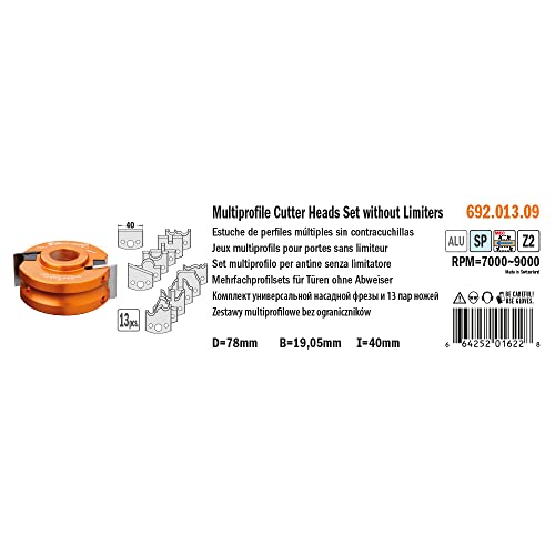 CMT Cabinet & Joinery Set, 3-1/8-Inch Diameter, 3/4-Inch Bore - Image 2