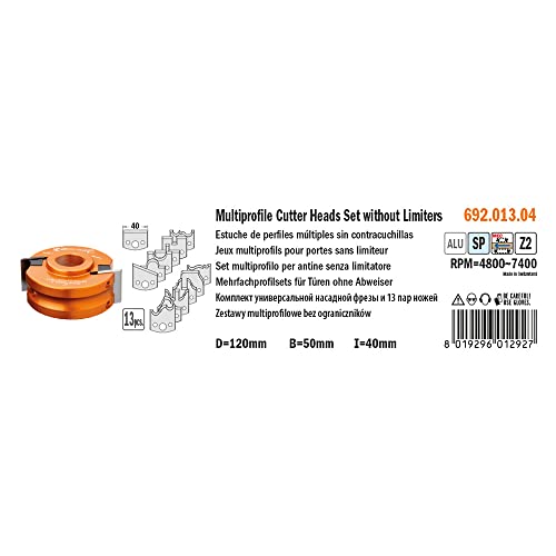 CMT Molding & Profile Set, 4-Inch Diameter, 1-1/4-Inch Bore - Image 2