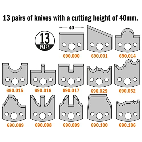 CMT Molding & Profile Set, 4-Inch Diameter, 1-1/4-Inch Bore - Image 3