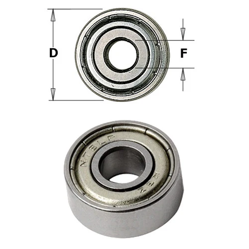 CMT 791.015.00 Bearing, 1-1/4-Inch Diameter, 1/2-Inch Smaller Diameter - Image 2