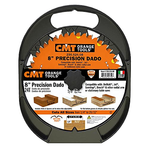CMT 8 In x 24 x 5/8 In Precision Dado Sets - Image 3