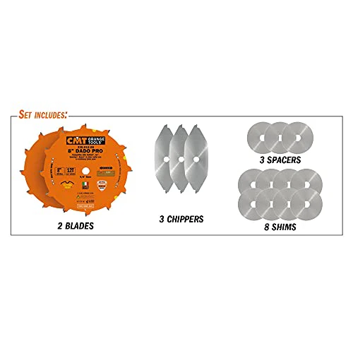 CMT 8 In x 24 x 5/8 In Precision Dado Sets - Image 4