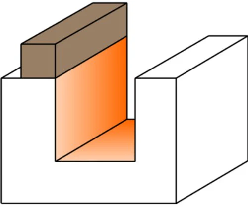 CMT Pattern Bit, 1/4-Inch Shank, 5/8-Inch Diameter, Carbide-Tipped,Orange - Image 2