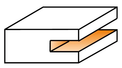 CMT 3-Flute Slot Cutter with Arbor and Bearing - 1/4 in. Slot - 1/4 in. Shank - Image 2