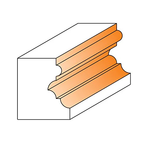 CMT 856.801.11 Multiprofile Bit, 1-1/2-Inch Diameter, 1/2-Inch Shank - Image 2