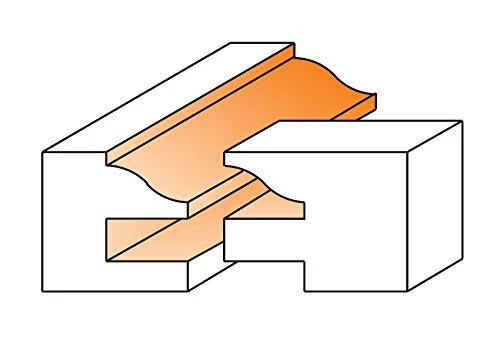 CMT 2-Piece Rail & Stile Bit Set, 1/2-Inch Shank, 1-3/4-Inch Diameter, Carbide-Tipped - Image 2