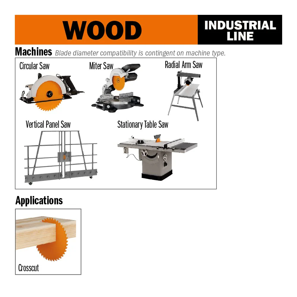 CMT Orange Tools 285.760.48H FINE FINISH 160x0.086”/0.063”x20mm T=48 ATB - Image 7