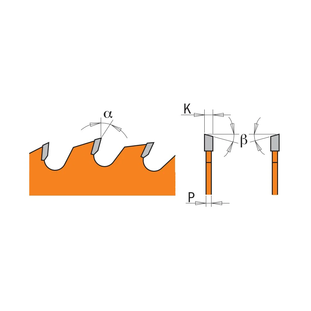 CMT Orange Tools Circular, 160 x 20 x 56 2.2 Z ATB 15 Degrees - Image 4