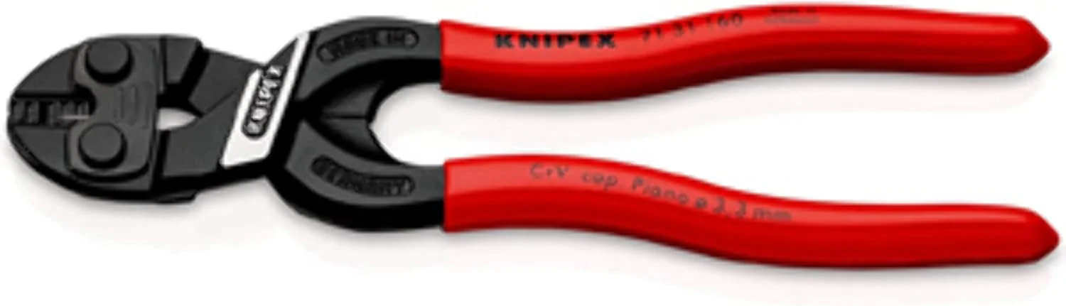 KNIPEX (7131160SBA) CoBolt S Compact Bolt Cut-Notched Blade - Image 2