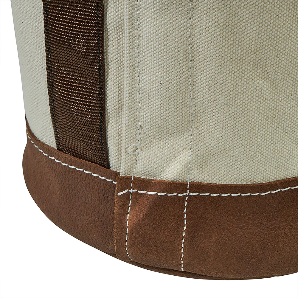 Klein Tools 5104 Canvas Bucket with Leather Bottom, 12-Inch - Image 5