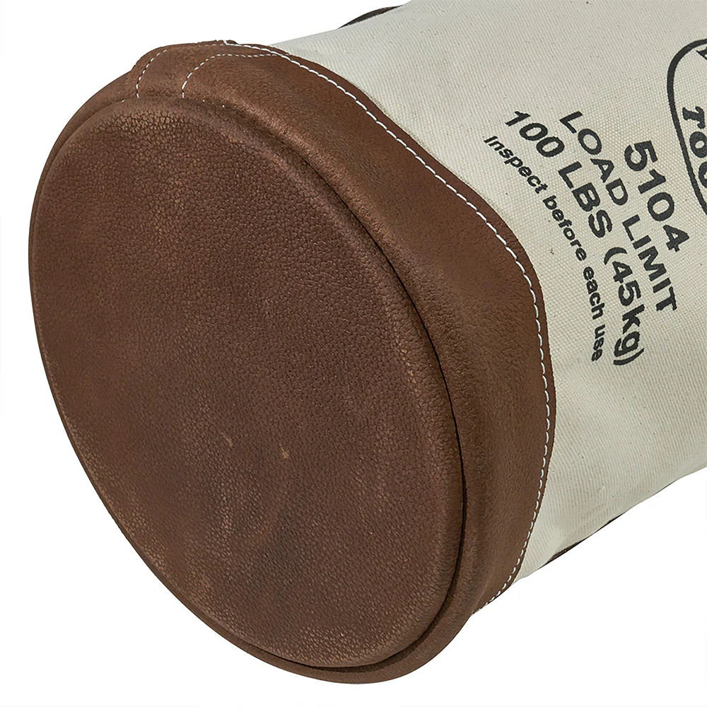 Klein Tools 5104 Canvas Bucket with Leather Bottom, 12-Inch - Image 7