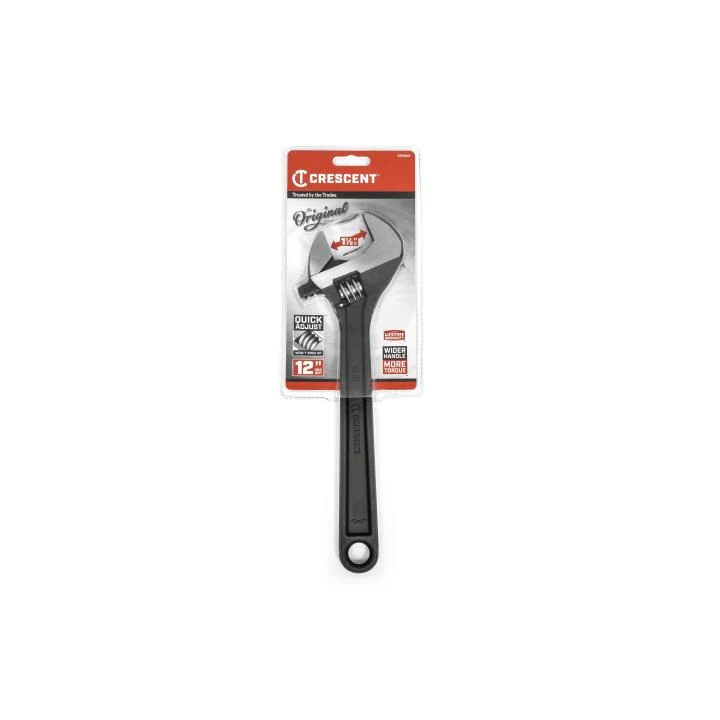 Crescent 12" Adjustable Black Oxide Wrench - Image 2