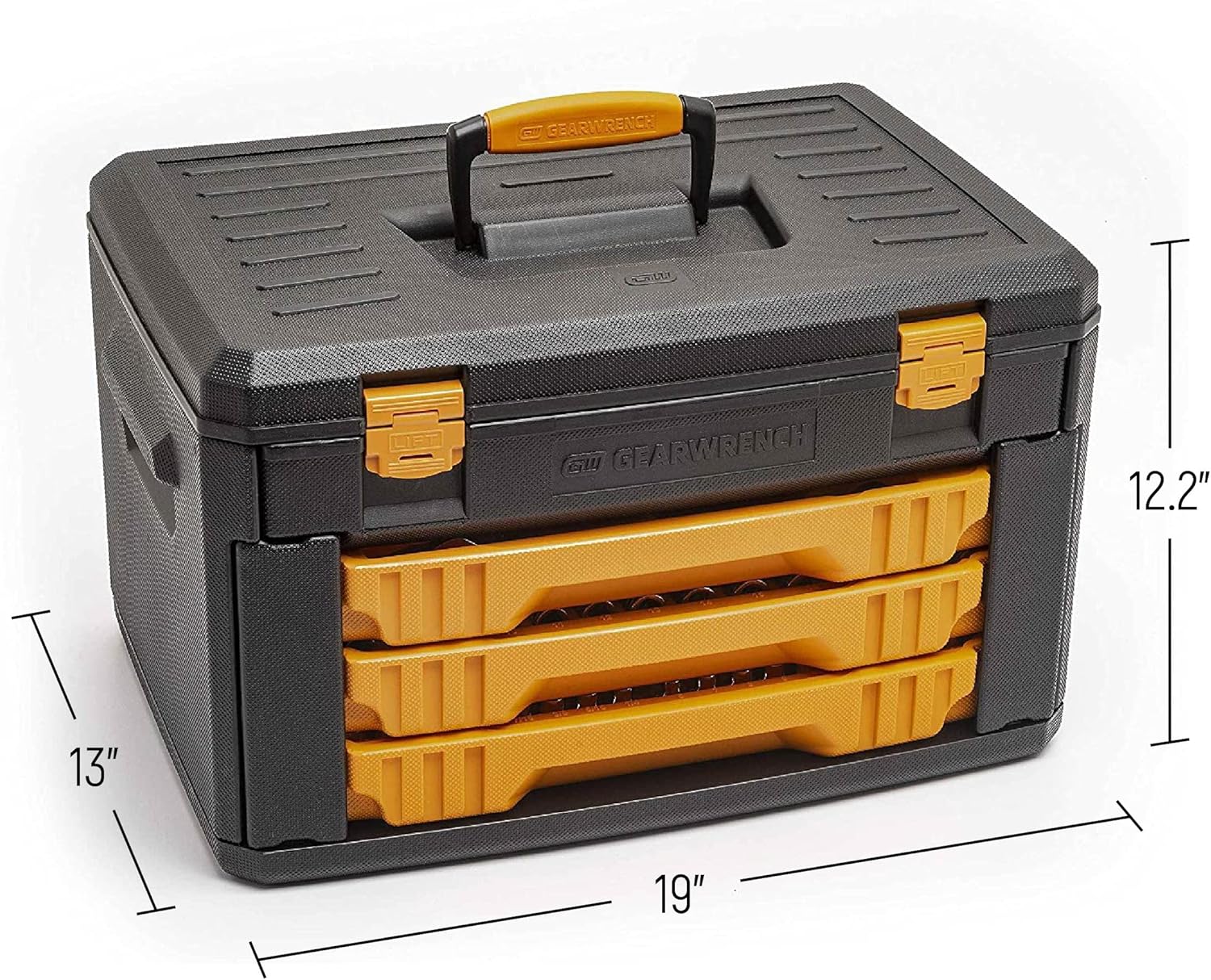 GEARWRENCH 80944 Mechanics Tool Set in 3 Drawer Storage Box, 232 Piece - Image 8