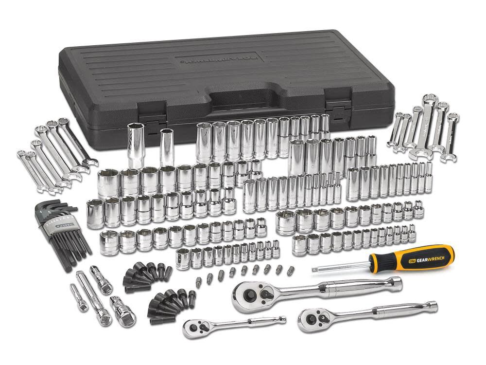 GEARWRENCH 165pc. SAE/Metric Mechanics Tool Set