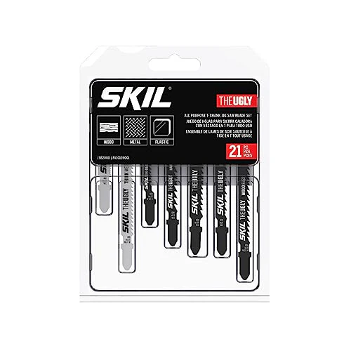 SKIL 21-Piece All Purpose T-Shank Jigsaw Blade Set