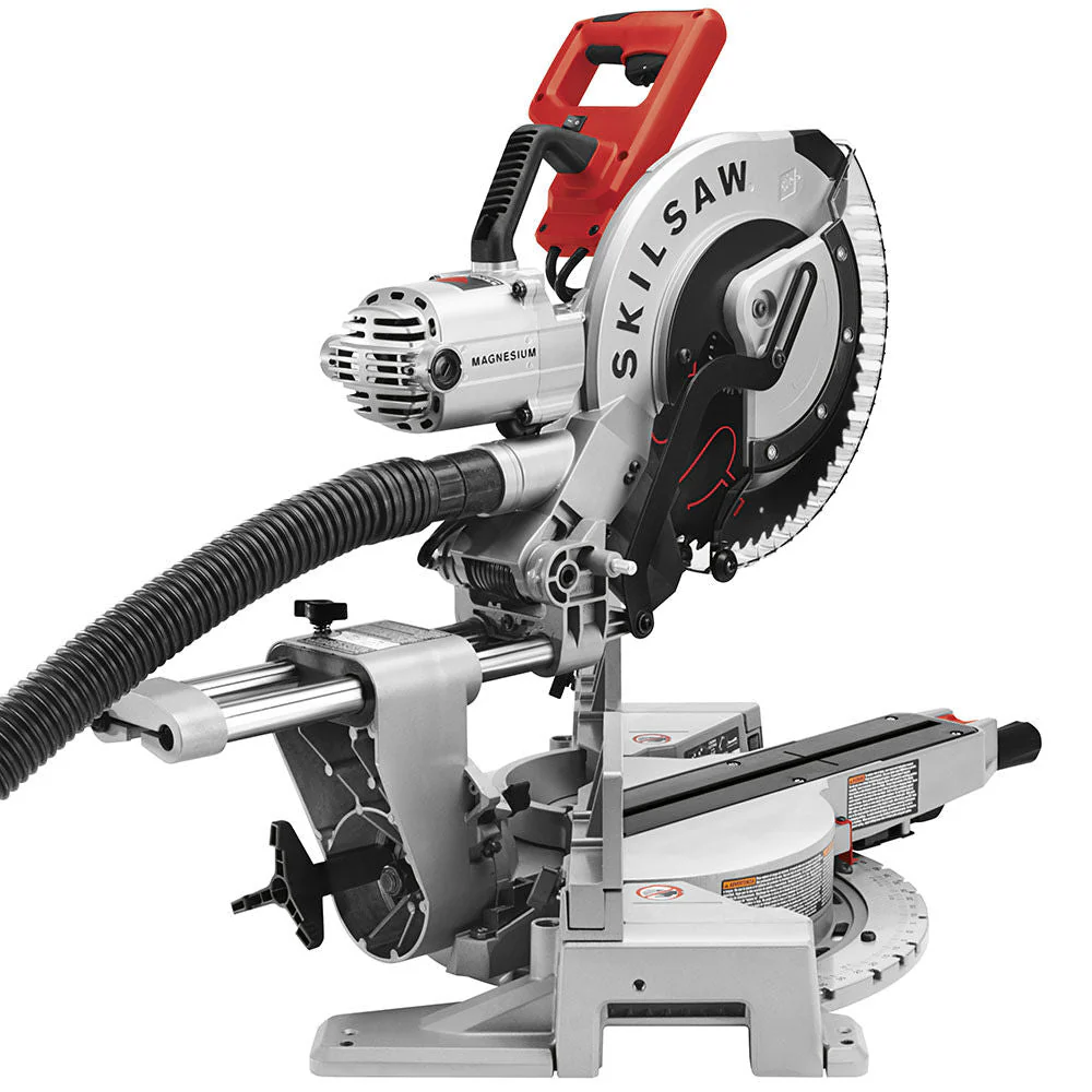 SKIL 12 In. Worm Drive Dual Bevel Sliding Miter Saw with Diablo Blade - Image 2