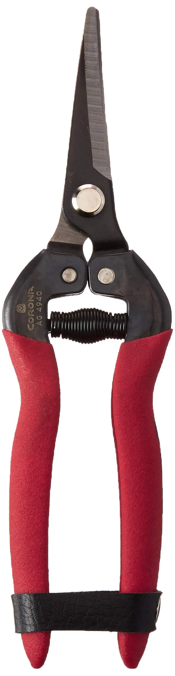 Corona AG4940 Long Curved Snip, Tempered Steel
