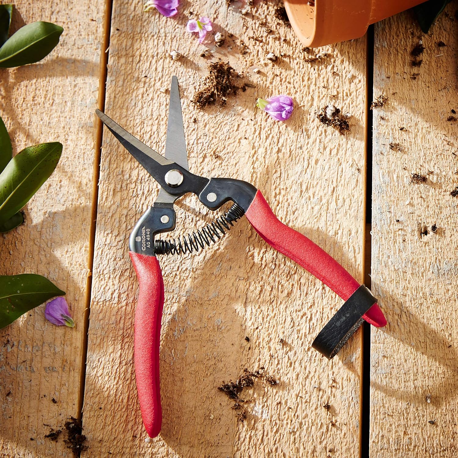 Corona AG4940 Long Curved Snip, Tempered Steel - Image 5