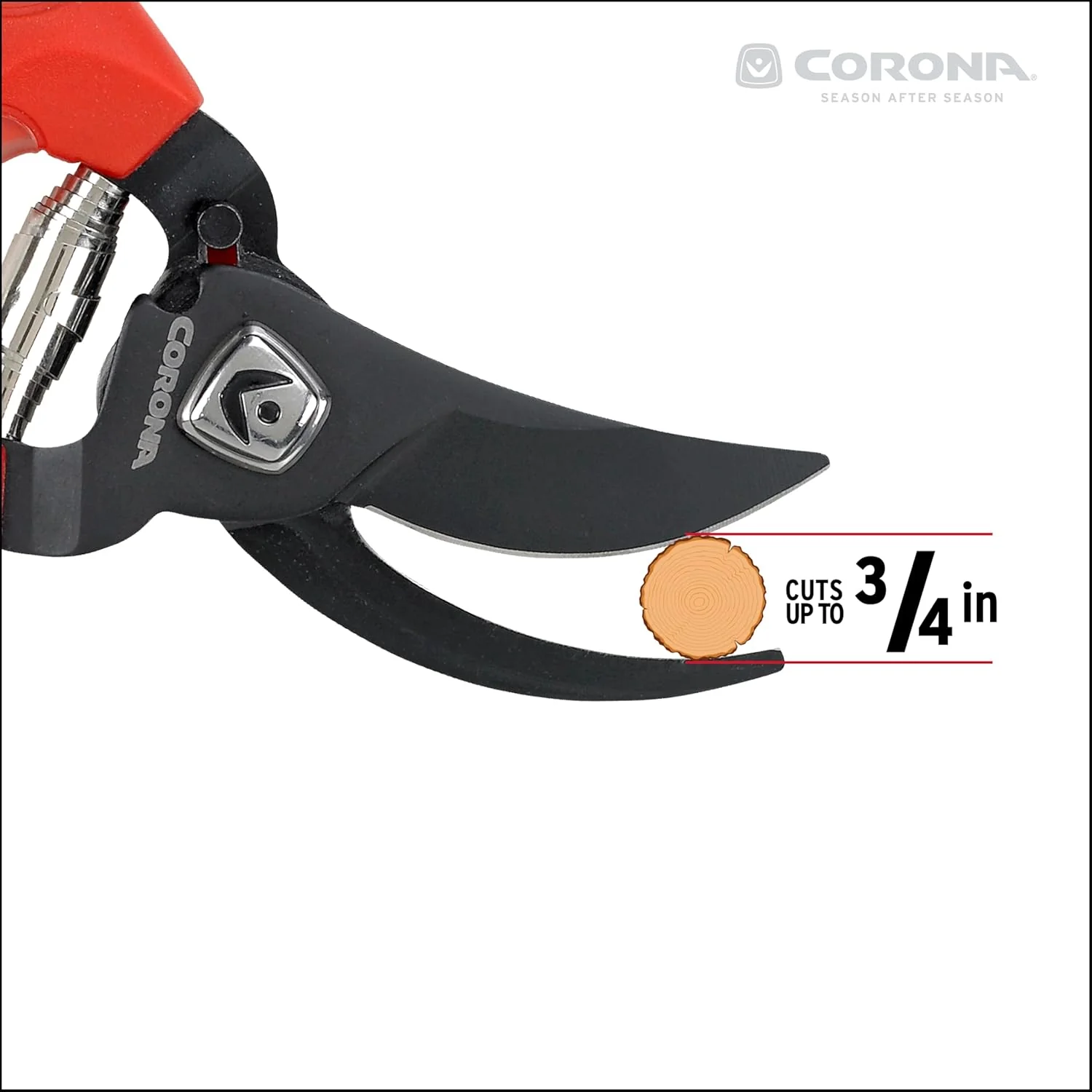 Corona BP 3214D ComfortGEL Bypass Hand Pruner, 3/4-inch, Red - Image 8