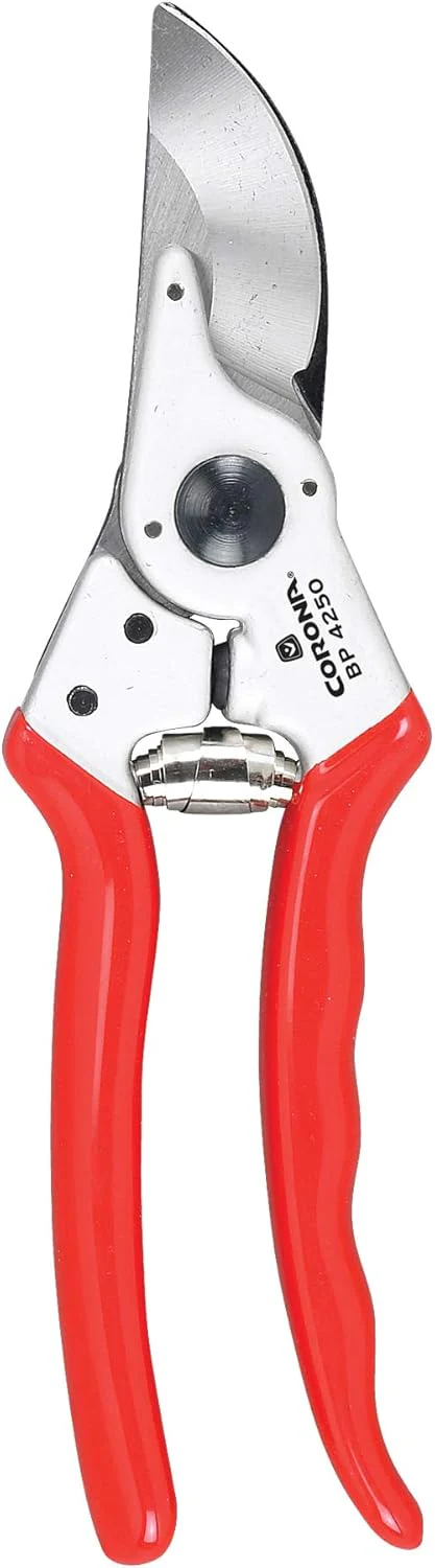 Corona BP4250 Forged Steel Aluminum Handles Bypass Hand Pruner - 1 inch Cut Capacity Stem and Branch Garden Shears, Red - Image 2