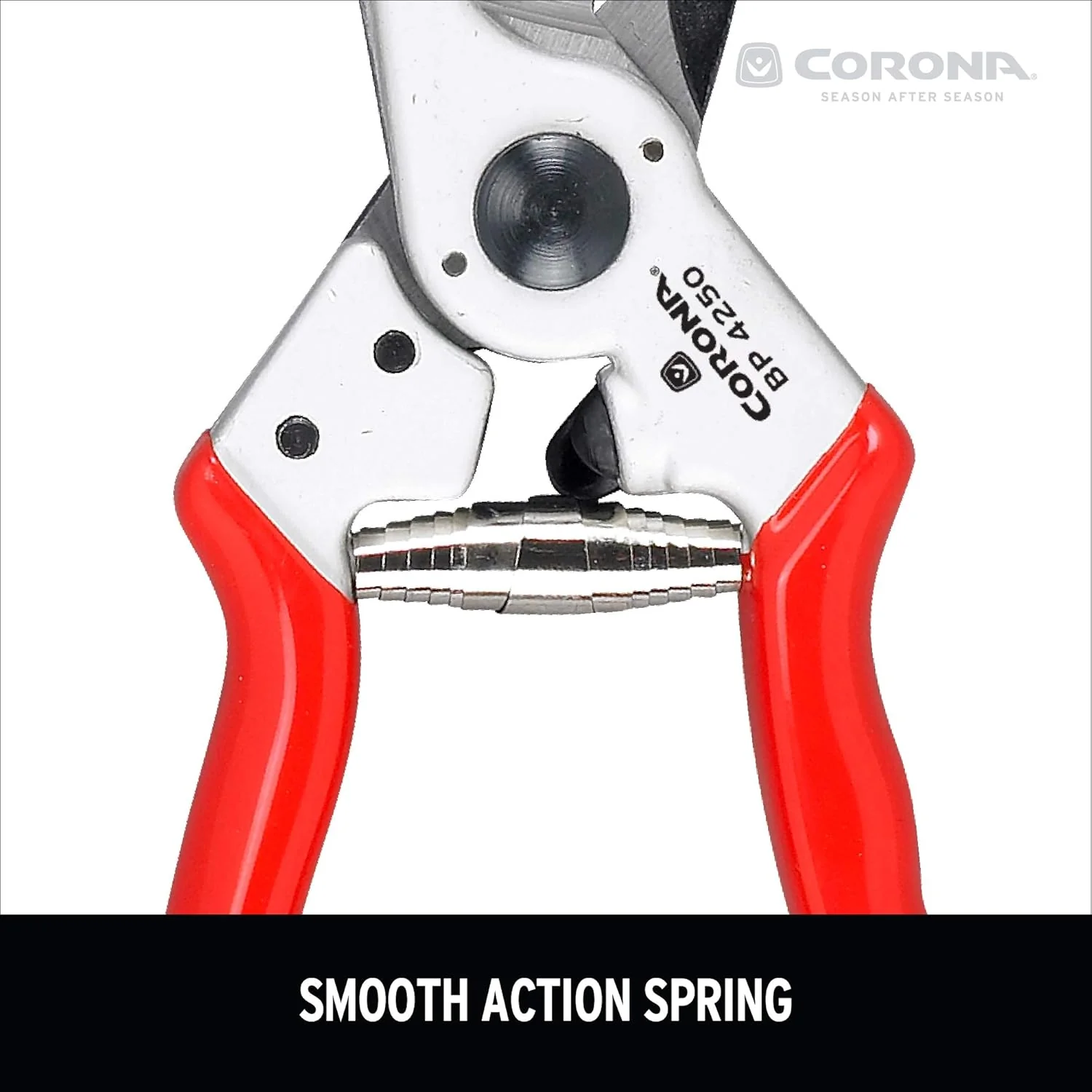 Corona BP4250 Forged Steel Aluminum Handles Bypass Hand Pruner - 1 inch Cut Capacity Stem and Branch Garden Shears, Red - Image 6