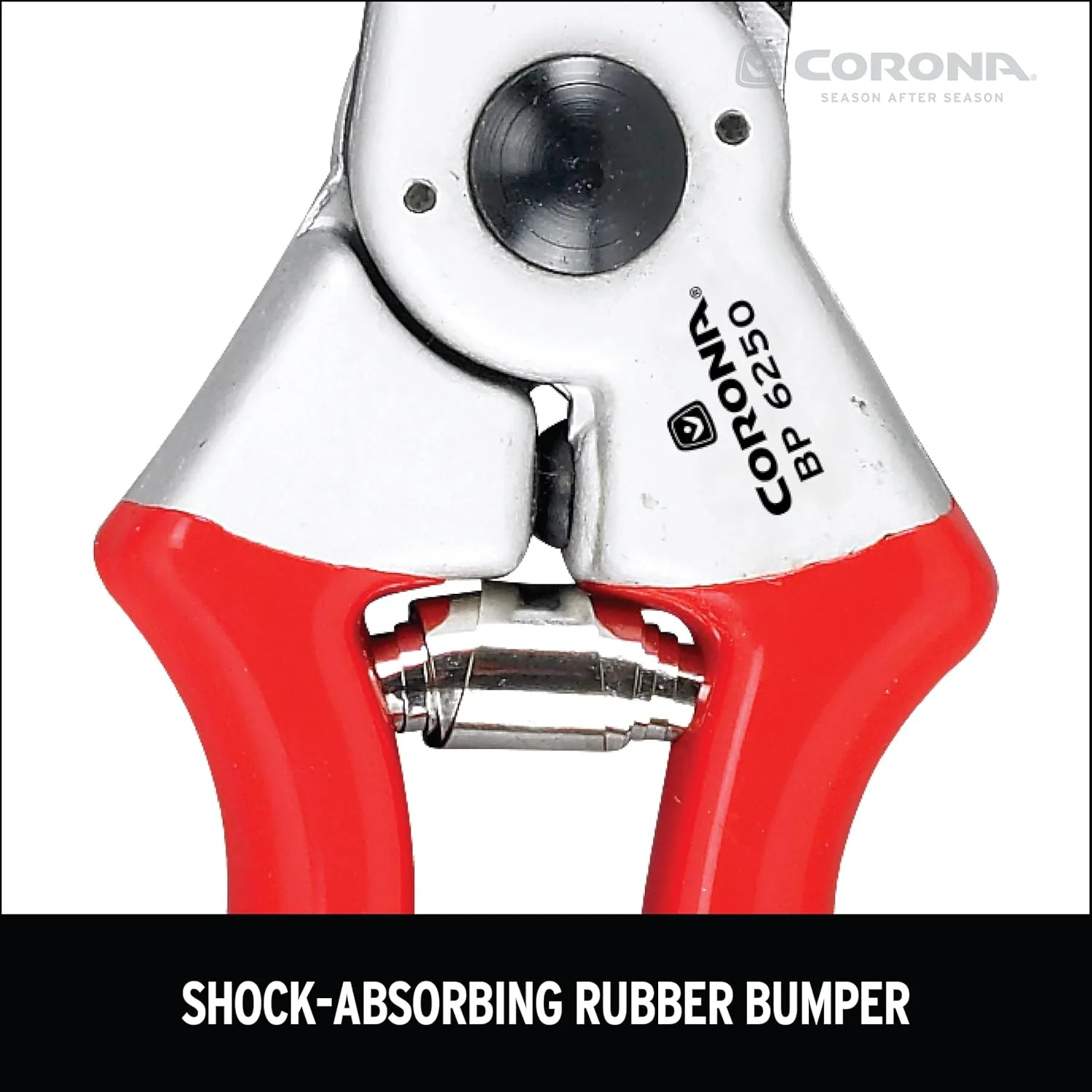 Corona BP 6250 Forged Steel Aluminum Handles Bypass Hand Pruner - 1 inch Cut Capacity Stem and Branch Garden Shears, Red - Image 5
