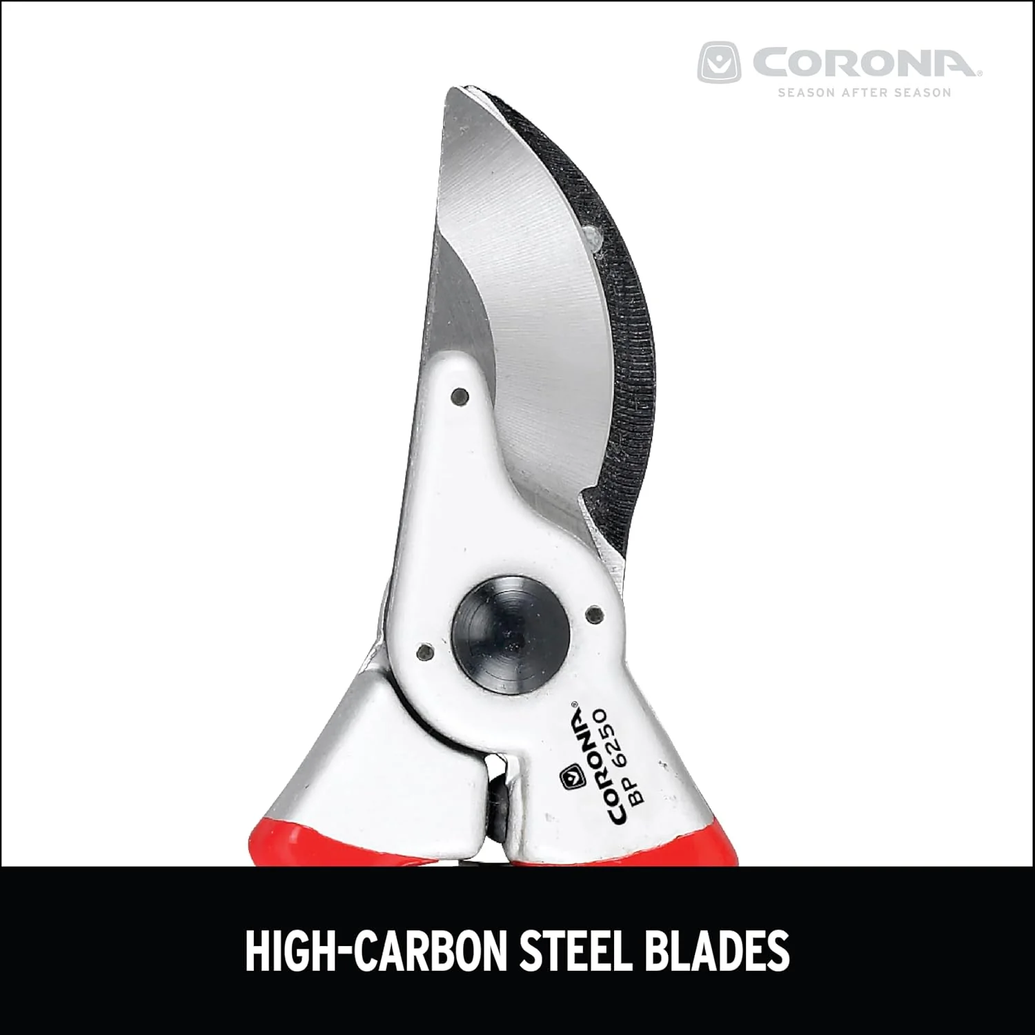 Corona BP 6250 Forged Steel Aluminum Handles Bypass Hand Pruner - 1 inch Cut Capacity Stem and Branch Garden Shears, Red - Image 6